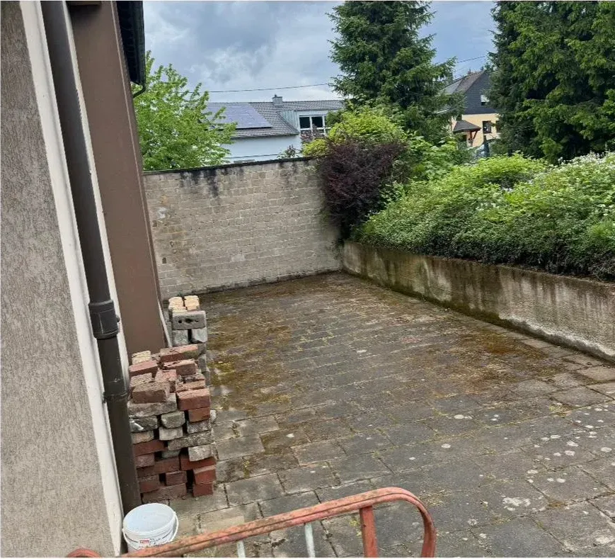 Nachher Terrassenentkrautung